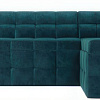 Угловой диван Мебель-АРС Атлантис правый 190x84x120 (сине-зеленый Star Velvet 43 Black Green)