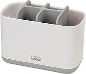 Стакан для зубной щетки и пасты Joseph Joseph EasyStore 70510 (белый/серый)