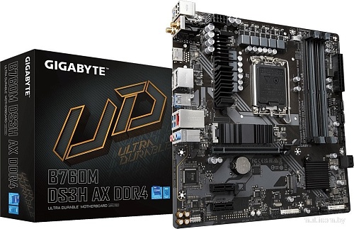 Материнская плата Gigabyte B760M DS3H AX DDR4 (rev. 1.x)