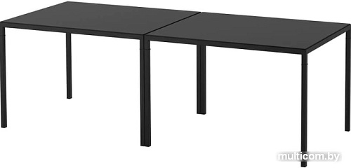 Журнальный столик Ikea Нибода (черный) 792.083.18
