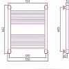 Полотенцесушитель Сунержа Богема+ 600x500 00-0220-6050