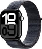 Умные часы Apple Watch Series 10 42 мм (алюминиевый корпус, черный/темно-серый, нейлоновый ремешок)