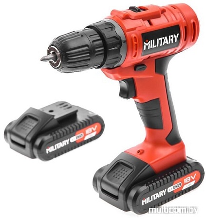 Дрель-шуруповерт Military CD 18 Li (с 2-мя АКБ)