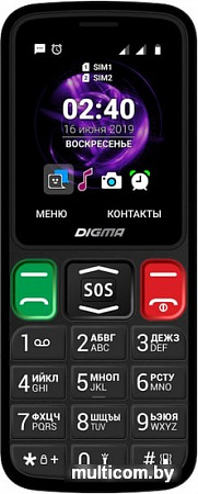 Мобильный телефон Digma Linx S240 (черный)