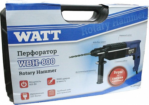 Перфоратор WATT WBH-800 2019