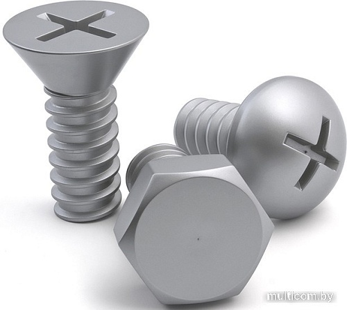 Набор крючков для одежды Qualy Screw QL10064-SV (3 шт, серый)