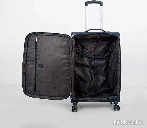 Чемодан-спиннер Francesco Molinary 270-2519-3-24 (темно-синий)