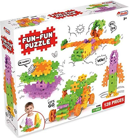 Конструктор Dede Fun-Fun-пазл 03905