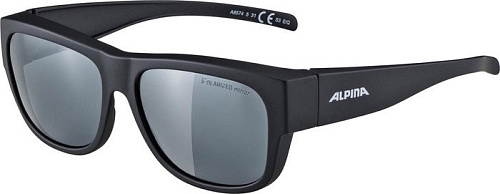 Солнцезащитные очки Alpina Overview II P A8574531 (black matt/polarisation mirror black)