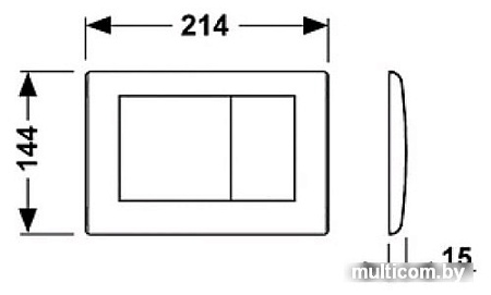 Tece Planus 9240324 (белый глянцевый)