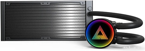 Система жидкостного охлаждения для процессора Montech LightFlow ARGB 240 (черный)