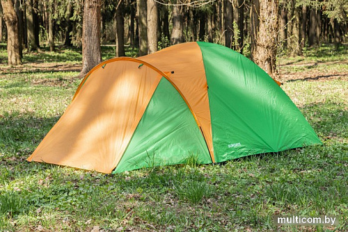 Треккинговая палатка Sundays ZC-TT010-4P v2 (зеленый/желтый)