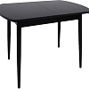 Кухонный стол Listvig Винер Mini R 94-126x64 (черный)