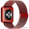 Браслет Rumi Milanese loop металлический для Apple Watch 38/40/41mm (красный)