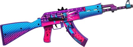 Модель автомата VozWooden Active АК-47 Неоновый Гонщик 2004-0105