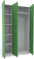 Шкаф распашной МДК Феникс СК3Ф-З 3-х створчатый 1200x490x1980 (зеленый)