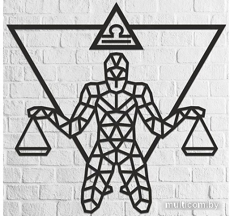 Настенная фигура Eco-Wood-Art Знак зодиака Весы