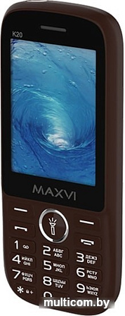 Мобильный телефон Maxvi K20 (коричневый)