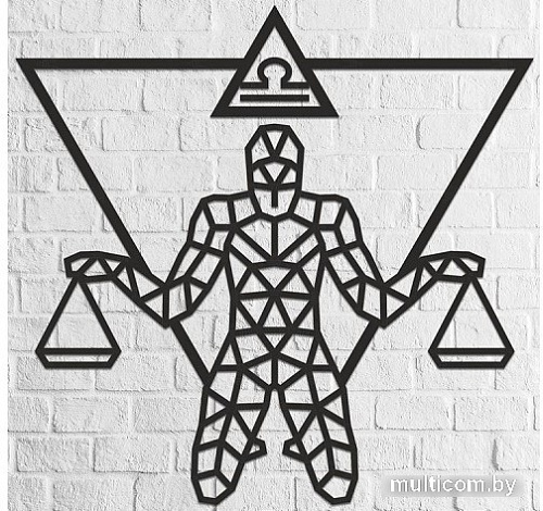 Настенная фигура Eco-Wood-Art Знак зодиака Весы