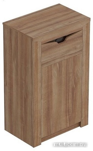Тумба Мебельград Соренто с дверцей и ящиком (дуб стирлинг-кофе структ. мат.)