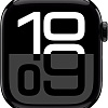 Умные часы Apple Watch Series 10 42 мм (алюминиевый корпус, черный/черный, спортивный силиконовый ремешок M/L)