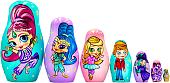 Развивающая игра Брестская Матрешка Шиммер и Шайн (Shimmer and shine) (набор 7 шт)