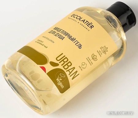 Косметика по уходу за телом Ecolatier Гель для душа мицеллярный Urban кактус и зеленый чай 600 мл