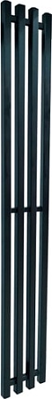 Полотенцесушитель Ростела Слим 1/2" 4 перекладины 18x150 см (черный)