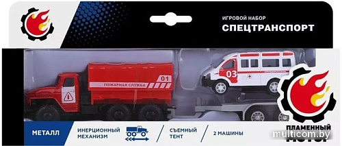 Пожарная машина Пламенный мотор 870839