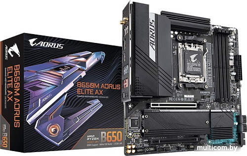 Материнская плата Gigabyte B650M Aorus Elite AX