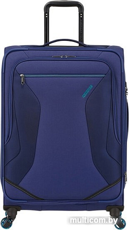 Чемодан-спиннер American Tourister Eco Wanderer Navy 67 см