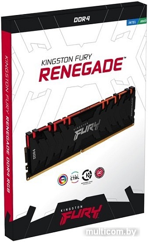 Оперативная память Kingston FURY Renegade RGB 16GB DDR4 PC4-25600 KF432C16RB1A/16