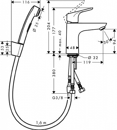 Смеситель Hansgrohe Focus 31927000