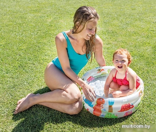 Надувной бассейн Intex Динозаврики 61x22