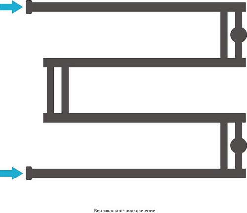 Полотенцесушитель Сунержа High-Tech model M 500x650 12-0050-5065
