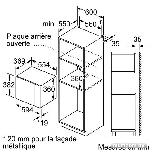 Микроволновая печь Bosch BFL550MB0
