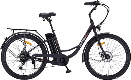 Электровелосипед MyWay Road 1.0 250 26 (17, черный антрацит)
