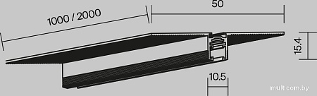 Шинопровод Maytoni Technical Busbar trunkings Levity TRX184-122B