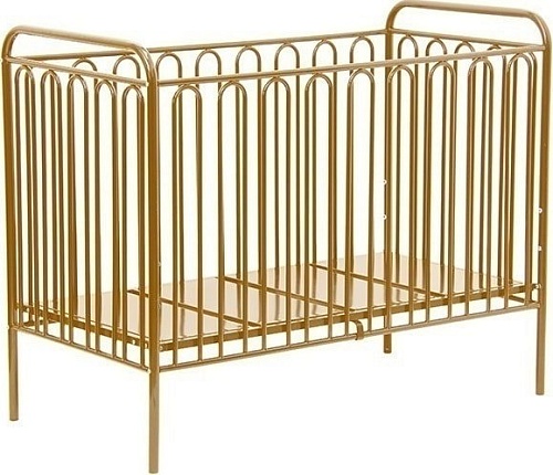 Детская кроватка Polini Kids Vintage 110 (золотистый)