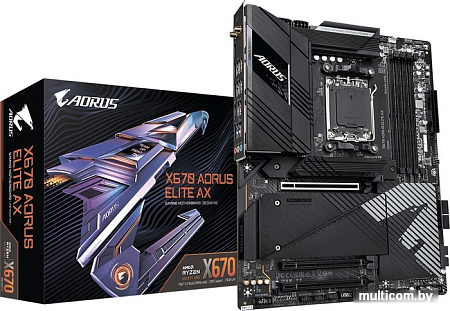 Материнская плата Gigabyte X670 Aorus Elite AX (rev. 1.1)