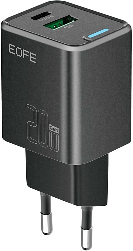 Сетевое зарядное EOFE E206 (черный)