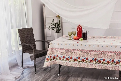 Скатерть Stolima Барыня-сударыня 821 Маковый (90x140)