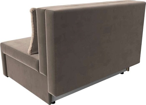 Диван Mebelico Лагуна 114434 (велюр, коричневый/бежевый)