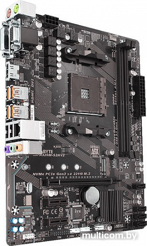 Материнская плата Gigabyte GA-A320M-S2H V2