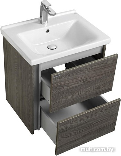 Акватон Тумба под умывальник Стоун 60 1A231401SXC80 (грецкий орех)