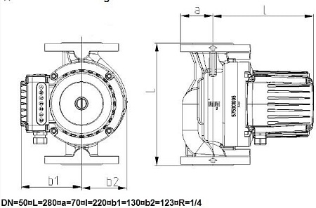 Циркуляционный насос IMP Pumps GHNbasic II 50-40F