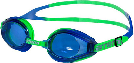 Очки для плавания Atemi M106 (салатовый/синий)