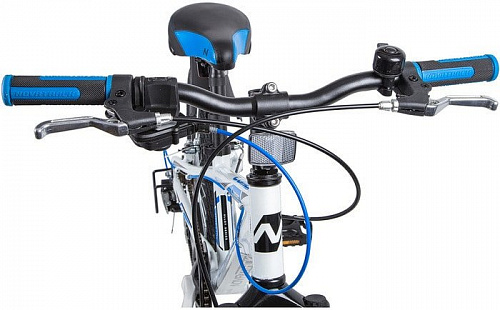 Детский велосипед Novatrack Lumen 20 (белый/голубой, 2019)