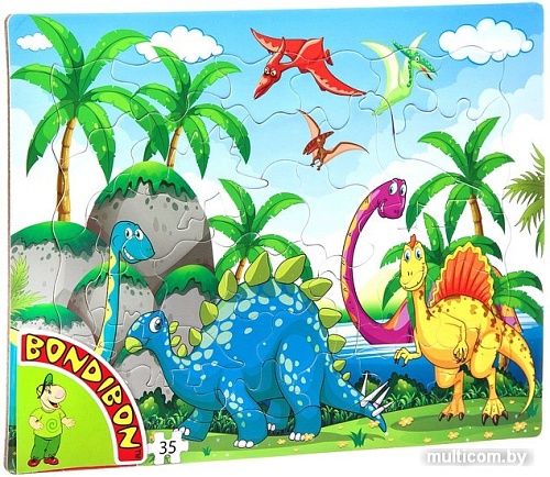 Мозаика/пазл Bondibon Динозавры ВВ4669
