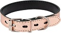 Ошейник Дарэленд простроченный 2х-слойный 30 мм 35-45 см (розовое золото)